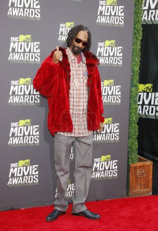 Foto de Snoop Dogg at the 2013 MTV Movie Awards held at the Sony Pictures Studios in Los Angeles, USA on April 14, 2013. - Imagen libre de derechos