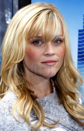 Photo for Reese Witherspoon at the Los Angeles premiere of 'Monsters vs. Aliens' held at the Gibson Amphitheatre in Universal City on March 22, 2009. - Royalty Free Image