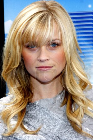 Photo for Reese Witherspoon at the Los Angeles premiere of 'Monsters vs. Aliens' held at the Gibson Amphitheatre in Universal City on March 22, 2009. - Royalty Free Image