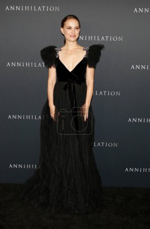 Foto de Natalie Portman en el estreno en Los Ángeles de 'Annihilation' celebrado en el Regency Village Theater en Westwood, EE.UU. el 13 de febrero de 2018
. - Imagen libre de derechos