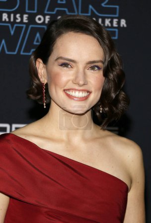 Photo for Daisy Ridley at the World premiere of Disney's 'Star Wars: The Rise Of Skywalker' held at the Dolby Theatre in Hollywood, USA on December 16, 2019. - Royalty Free Image