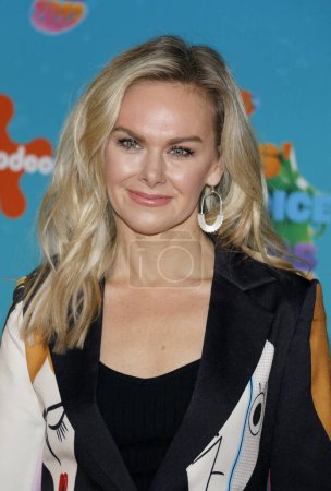 Téléchargez les photos : Laura Bell Bundy aux Nickelodeon Kids 'Choice Awards 2023 au Microsoft Theater à Los Angeles, USA le 4 mars 2023 - en image libre de droit