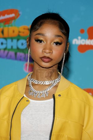 Foto de That Girl Lay Lay en los Nickelodeon Kids 'Choice Awards 2023 celebrados en el Microsoft Theater en Los Ángeles, EE.UU. el 4 de marzo de 2023. - Imagen libre de derechos