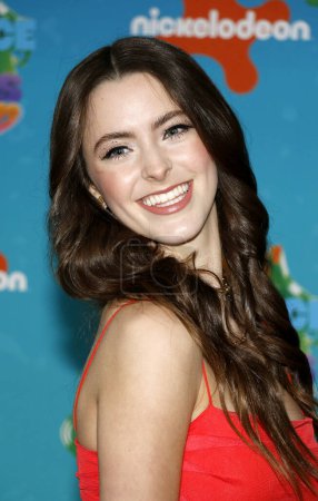 Téléchargez les photos : Catherine Ashmore Bradley aux Nickelodeon Kids 'Choice Awards 2023 au Microsoft Theater à Los Angeles, USA le 4 mars 2023. - en image libre de droit