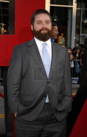 Photo for Zach Galifianakis at the Los Angeles premiere of 'The Hangover Part II' held at the Grauman's Chinese Theatre in Hollywood, USA on May 19, 2011. - Royalty Free Image