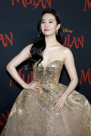 Photo for Yifei Liu at the World premiere of Disney's 'Mulan' held at the Dolby Theatre in Hollywood, USA on March 9, 2020. - Royalty Free Image