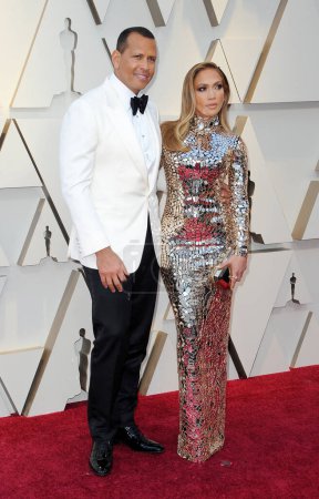 Téléchargez les photos : Alex Rodriguez et Jennifer Lopez lors de la 91e cérémonie annuelle des Academy Awards qui s'est tenue à Hollywood et Highland à Los Angeles, États-Unis, le 24 février 2019
. - en image libre de droit