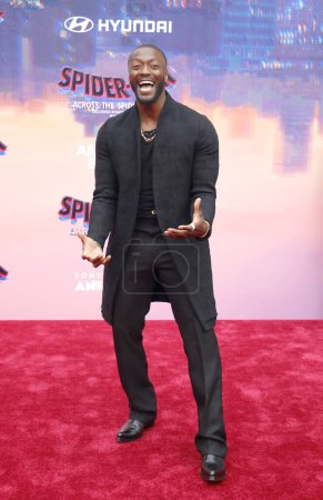Photo for Aldis Hodge at the premiere of 'Spider-Man: Across the Spider-Verse' held at the Regency Village Theater in Westwood, USA on May 30, 2023. - Royalty Free Image