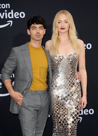 Photo for Joe Jonas and Sophie Turner at the premiere of Amazon Prime Video's 'Chasing Happiness' held at the Regency Bruin Theatre in Westwood, USA on June 3, 2019. - Royalty Free Image
