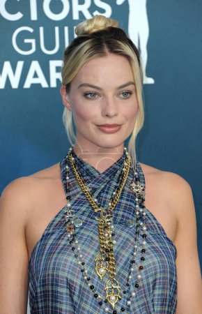 Photo for Margot Robbie at the 26th Annual Screen Actors Guild Awards held at the Shrine Auditorium in Los Angeles, USA on January 19, 2020. - Royalty Free Image
