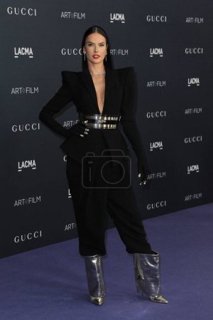 Photo for Alessandra Ambrosio at the LACMA Art+Film Gala Presented By Gucci held at the Los Angeles County Museum of Art in Los Angeles, USA on November 5, 2022. - Royalty Free Image