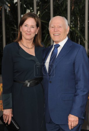 Photo for Kathleen Kennedy and Frank Marshall at the Los Angeles premiere of 'Jurassic World Dominion' held at the TCL Chinese Theater in Hollywood, USA on June 6, 2022. - Royalty Free Image