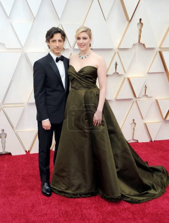 Photo for Noah Baumbach and Greta Gerwig at the 92nd Academy Awards held at the Dolby Theatre in Hollywood, USA on February 9, 2020. - Royalty Free Image