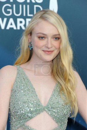 Photo for Dakota Fanning at the 26th Annual Screen Actors Guild Awards held at the Shrine Auditorium in Los Angeles, USA on January 19, 2020. - Royalty Free Image