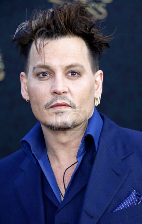 Photo for Johnny Depp at the Los Angeles premiere of 'Alice Through The Looking Glass' held at the El Capitan Theater in Hollywood, USA on May 23, 2016. - Royalty Free Image
