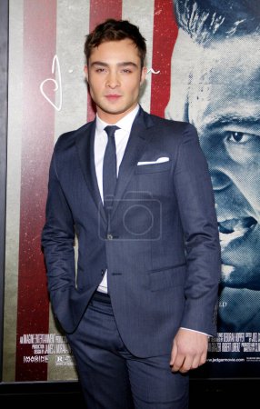 Photo for Ed Westwick at the AFI Fest 2011 Opening Night Gala World Premiere Of "J. Edgar" held at Grauman's Chinese Theater, Los Angeles, USA on November 3, 2011. - Royalty Free Image