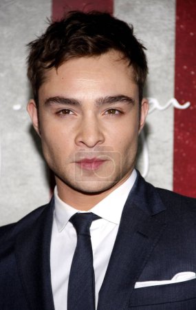 Photo for Ed Westwick at the AFI Fest 2011 Opening Night Gala World Premiere Of "J. Edgar" held at Grauman's Chinese Theater, Los Angeles, USA on November 3, 2011. - Royalty Free Image