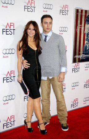 Photo for Jennifer Love Hewitt and Jarod Einsohn at the AFI Fest 2011 Opening Night Gala World Premiere Of "J. Edgar" held at Grauman's Chinese Theater in Hollywood, California, United States on November 3, 2011. - Royalty Free Image