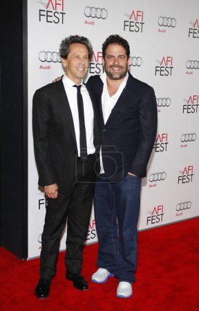 Photo for Brian Grazer and Brett Ratner at the AFI Fest 2011 Opening Night Gala World Premiere Of "J. Edgar" held at Grauman's Chinese Theater in Hollywood, USA on November 3, 2011. - Royalty Free Image