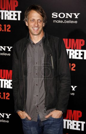 Photo for Tony Hawk at the Los Angeles premiere of '21 Jump Street' held at the Grauman's Chinese Theater in Hollywood, USA on March 13, 2012. - Royalty Free Image