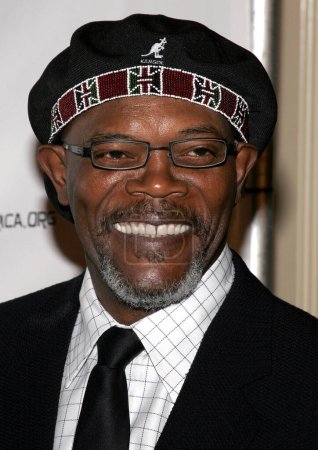 Photo for Samuel L. Jackson at the Archbishop Desmond Tutu's 75th Birthday Celebration held at the Regent Beverly Wilshire Hotel in Beverly Hills, USA on September 18, 2006. - Royalty Free Image