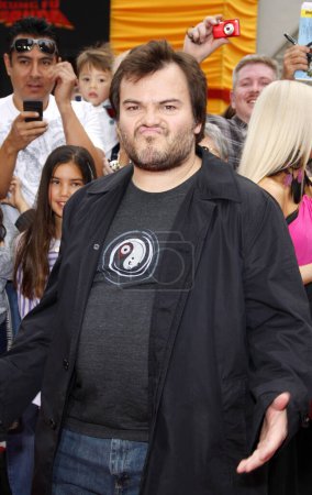 Photo for Jack Black at the Los Angeles premiere of 'Kung Fu Panda 2' held at the Grauman's Chinese Theater in Hollywood, USA on May 22, 2011. - Royalty Free Image
