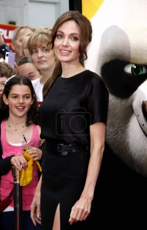 Photo for Angelina Jolie at the Los Angeles premiere of 'Kung Fu Panda 2' held at the Grauman's Chinese Theater in Hollywood, USA on May 22, 2011. - Royalty Free Image