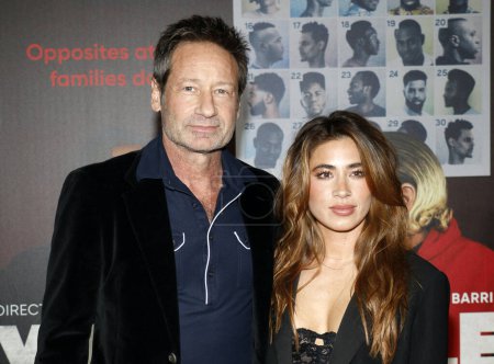 Photo for David Duchovny and Monique Pendleberry at the Los Angeles premiere of Netflix's 'You People' held at the Regency Village Theatre in Westwood, USA on January 17, 2023.. - Royalty Free Image