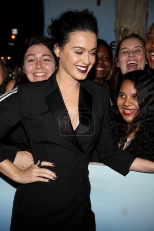 Photo for Katy Perry at the Los Angeles premiere of 'Katy Perry: The Prismatic World Tour' held at the Ace Hotel Theater in Los Angeles, USA on March 26, 2015. - Royalty Free Image