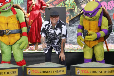 Photo for Kevin Eastman at the Teenage Mutant Ninja Turtles Handprint In Cement Ceremony held at the TCL Chinese Theatre in Hollywood, USA on September 7, 2023. - Royalty Free Image