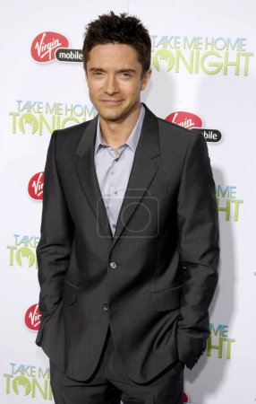 Photo for Topher Grace at the Los Angeles premiere of 'Take Me Home Tonight' held at the Regal LA Live Stadium 14 in Los Angeles on March 2, 2011. - Royalty Free Image