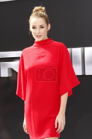 Photo for Sarah Dumont at the Los Angeles premiere of 'Terminator Genisys' held at the Dolby Theatre in Hollywood, USA on June 28, 2015. - Royalty Free Image