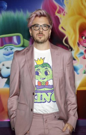 Photo for Christopher Mintz-Plasse at the Los Angeles premiere of 'Trolls Band Together' held at the TCL Chinese Theatre in Hollywood, USA on November 15, 2023. - Royalty Free Image