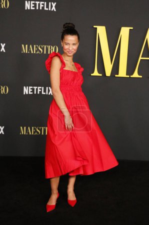 Photo for Ashley Aufderheide at the Special screening of Netflix's 'Maestro' held at the Academy Museum of Motion Pictures in Los Angeles, USA on December 12, 2023. - Royalty Free Image