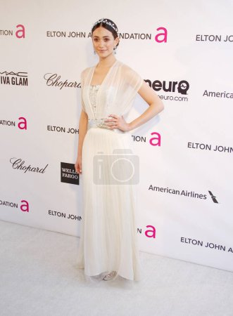 Photo for Emmy Rossum at the 21st Annual Elton John AIDS Foundation Academy Awards Viewing Party held at the Pacific Design Center in West Hollywood, California, United States on February 24, 2013. - Royalty Free Image