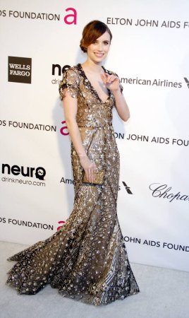 Photo for Emma Roberts at the 21st Annual Elton John AIDS Foundation Academy Awards Viewing Party held at the Pacific Design Center in Los Angeles, United States, 240213. - Royalty Free Image