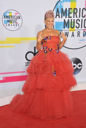 Photo for Pink at the 2017 American Music Awards held at the Microsoft Theater in Los Angeles, USA on November 19, 2017. - Royalty Free Image