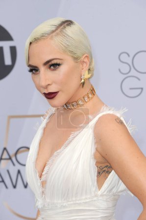 Photo for Lady Gaga at the 25th Annual Screen Actors Guild Awards held at the Shrine Auditorium in Los Angeles, USA on January 27, 2019. - Royalty Free Image