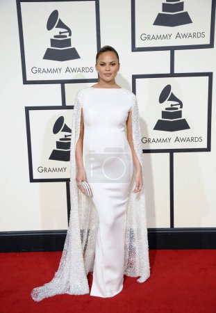 Photo for Chrissy Teigen at the 58th GRAMMY Awards held at the Staples Center in Los Angeles, USA on February 15, 2016. - Royalty Free Image