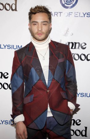 Photo for Ed Westwick at the Art Of Elysium's 9th Annual Heaven Gala held at the 3LABS in Culver City, USA on January 9, 2016. - Royalty Free Image