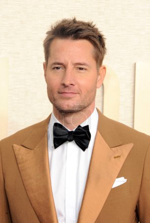 Photo for Justin Hartley at the 81st Annual Golden Globe Awards held at the Beverly Hilton Hotel in Beverly Hills, USA on January 7, 2024. - Royalty Free Image
