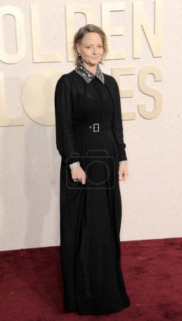 Foto de Jodie Foster en los 81st Annual Golden Globe Awards celebrados en el Beverly Hilton Hotel en Beverly Hills, EE.UU. el 7 de enero de 2024. - Imagen libre de derechos