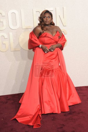 Foto de Danielle Brooks en los 81st Annual Golden Globe Awards celebrados en el Beverly Hilton Hotel en Beverly Hills, EE.UU. el 7 de enero de 2024. - Imagen libre de derechos