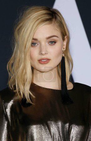 Photo for Bella Heathcote at the Los Angeles premiere of 'Fifty Shades Darker' held at the Theatre at Ace Hotel in Los Angeles, USA on February 2, 2017. - Royalty Free Image
