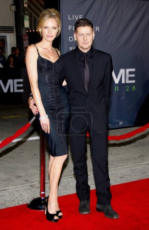 Photo for Andrew Niccol and Rachel Roberts at the Los Angeles premiere of 'In Time' held at the Regency Village Theatre in Westwood, USA on October 20, 2011. - Royalty Free Image