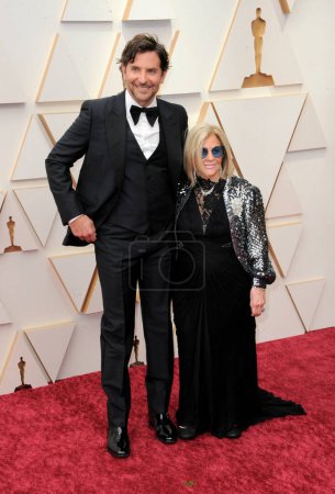 Photo for Bradley Cooper and Gloria Campano at the 94th Annual Academy Awards held at the Dolby Theatre in Los Angeles, USA on March 27, 2022. - Royalty Free Image