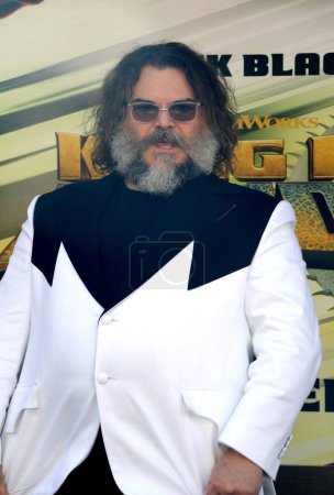 Photo for Jack Black at the World premiere of 'Kung Fu Panda 4' held at the Grove in Los Angeles, USA on March 3, 2024. - Royalty Free Image