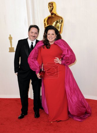 Photo for Melissa McCarthy and Ben Falcone at the 96th Annual Academy Awards held at the Dolby Theater in Hollywood, USA on March 10, 2024. - Royalty Free Image