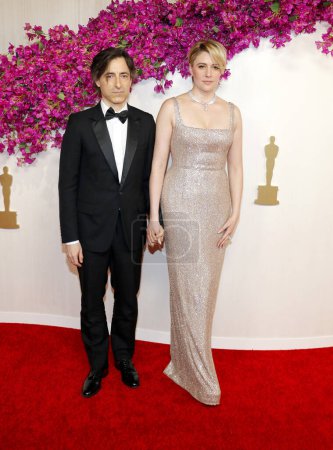 Photo for Noah Baumbach and Greta Gerwig at the 6th Annual Academy Awards held at the Dolby Theater in Hollywood, USA on March 10, 2024. - Royalty Free Image