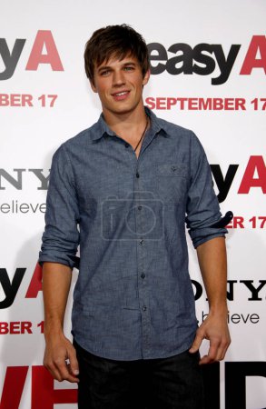 Photo for Matt Lanter at the Los Angeles premiere of 'Easy A' held at the Grauman's Chinese Theater in Hollywood on September 13, 2010. - Royalty Free Image